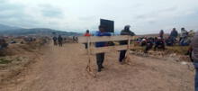 Cusco: sindicato de construcción civil tomó por algunas horas terreno del aeropuerto Chinchero