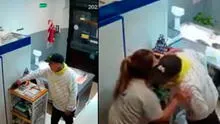 Ladrón asalta un negocio y se despide con un beso de la víctima tras pedirle perdón