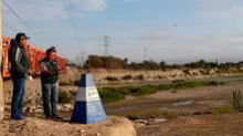Lambayeque: ANA coloca 262 hitos de concreto en la franja marginal del río Chancay