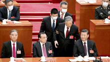 Desalojan de Congreso a expresidente en China