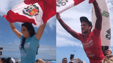 Peruanos Daniella Rosas y Miguel Tudela triunfan en campeonato de surf en Brasil