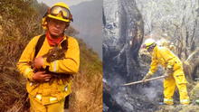 Rescatan cría de venado cola blanca durante incendio forestal en Cusco