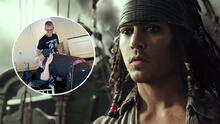 Johnny Depp vuelve a ser Jack Sparrow para cumplir sueño a fan: sin barba, revive al pirata