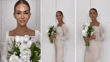 ¿Cómo es el elegante vestido que usó Anahí de Cárdenas el día de su boda? 