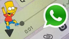 ¿Cómo mandar audios de WhatsApp con la voz de Bart Simpson?
