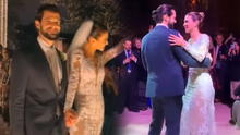 Así fue el primer baile de Anahí de Cárdenas y su esposo Elías en la noche de su boda