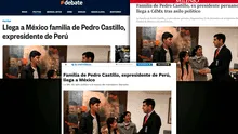 Asilo político para la familia de Pedro Castillo: así informa la prensa mexicana