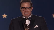 ¡Brendan Fraser ganó un Critics Choice Awards! Actor se lleva un premio por “The Whale”