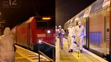 Ataque con cuchillo en un tren dejó 2 muertos y varios heridos: el sospechoso está detenido