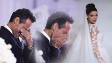 Marc Anthony se emocionó hasta las lágrimas al ver a Nadia Ferreira en el altar
