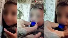 La lucha por sobrevivir de un niño atrapado bajo los escombros que bebía agua de la tapa de una botella