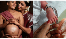 Nacimiento histórico en la India: pareja transgénero celebra la llegada de su primer bebé