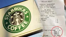 Pareja pierde sus vacaciones luego de que Starbucks les cobrara más de 4.000 dólares por café