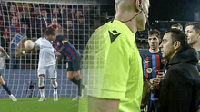 Xavi furioso con el árbitro tras el empate del Barcelona: "Era penalti como una catedral"