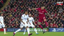 ¡A puro lujo! Darwin Núñez marcó un golazo de taco para el 1-0 del Liverpool ante el Madrid