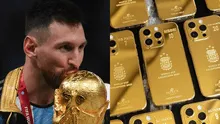 Messi encargó lujosos iPhones de oro para todos sus compañeros campeones del mundo