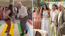 Mario Vargas Llosa y Patricia Llosa se reencuentran y bailan huayno en el matrimonio de su nieta