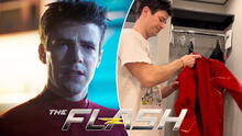 Grant Gustin se despide de "The Flash": cuelga su traje por última vez en video viral