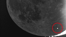 Choque de asteroide contra la Luna es captado en video por astrónomo japonés