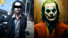 Un hombre disfrazado de Joker asaltó y atacó con un machete a transeúnte