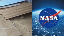 "Lo busca la NASA": peruano usa peculiar truco para evitar inundación de su casa por intensas lluvias