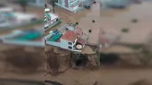Punta Hermosa: casa de playa a punto de colapsar tras presencia de huaicos
