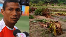 "Solo queda rogar": cultivos de 'Periquito' Chiroque y su padre son afectados por lluvias en Piura