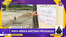 Huaico en Cieneguilla: personal de posta atiende a heridos en plaza de Armas tras quedar sin luz
