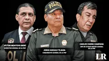 Jorge Angulo, ascensos y pases a retiro: así queda el nuevo comando general de la PNP