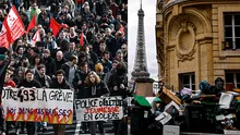 París continúa llena de basura y trabajadores amenazan con endurecer huelga si no retiran reforma