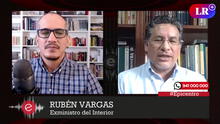 Rubén Vargas: "Creo que es uno de los momentos más oscuros y críticos de la Policía Nacional"