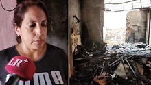 San Miguel: incendio consume casa y familia pide ayuda tras perderlo todo
