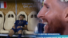 Messi y su provocador canto en el festejo de Argentina: “Un minuto de silencio... para Francia”