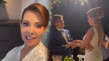 Maritere Braschi y Guillermo Acha se casaron: ambos se dieron el "sí" en emotiva ceremonia