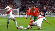 ¡Se hace sentir! El espectacular cruce de Carlos Zambrano para evitar el 1-0 de Marruecos