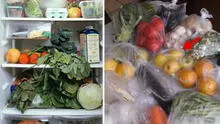 La razón por la que no debemos poner verduras dentro de bolsas de plástico en el refrigerador