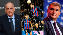 Barcelona acusa ser víctima de "linchamiento mediático" y pide la renuncia del presidente de LaLiga