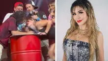 Carlos Vílchez BESA a Claudia Serpa durante show EN VIVO de “Noche de patas” y ella reacciona