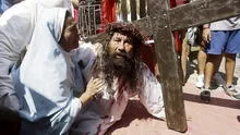 ‘Cristo Cholo’ pidió que haya paz y que los peruanos se reconcilien