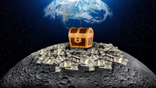Búsqueda del tesoro en la Luna: envían 1,5 millones de dólares y quien los encuentre se los queda
