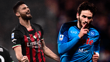 AC Milan vs. Napoli: posibles alineaciones del partido por la Champions League