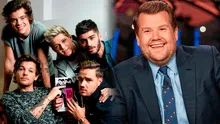 One Direction: usuarios piden reunión de la banda para el último programa de James Corden en abril