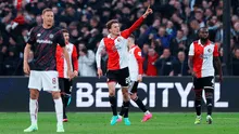 Con Marcos López: Feyenoord ganó 1-0 a Roma y saca medio boleto para la 'semis' de la Europa League