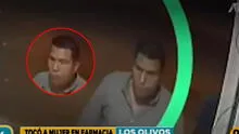 Los Olivos: cámaras captaron rostro de sujeto que agredió sexualmente a una mujer en farmacia