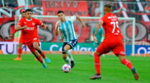 Con Paolo Guerrero, Racing empató 1-1 ante Independiente en el clásico de Avellaneda