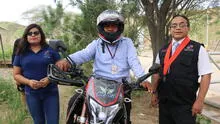 Corte de Sullana busca fortalecer labores de notificación con entrega de motocicleta
