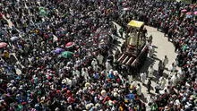 Peregrinos de Lima e Ica llegaron a visitar a la Virgen de Chapi