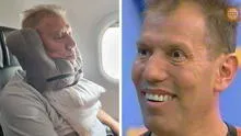 “¿Pasajero o momia?”: Raúl Romero bromea sobre su foto en avión y usuarios lo trolean