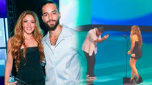 Maluma y el tierno gesto a Shakira tras entregarle reconocimiento como la mujer del año en Billboard