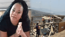 Yessenia Villanueva, hija de Melcochita, fue desalojada de su terreno en Cañete por vecinos